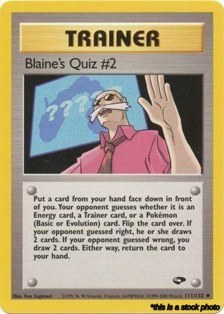 Blaine's Quiz #2