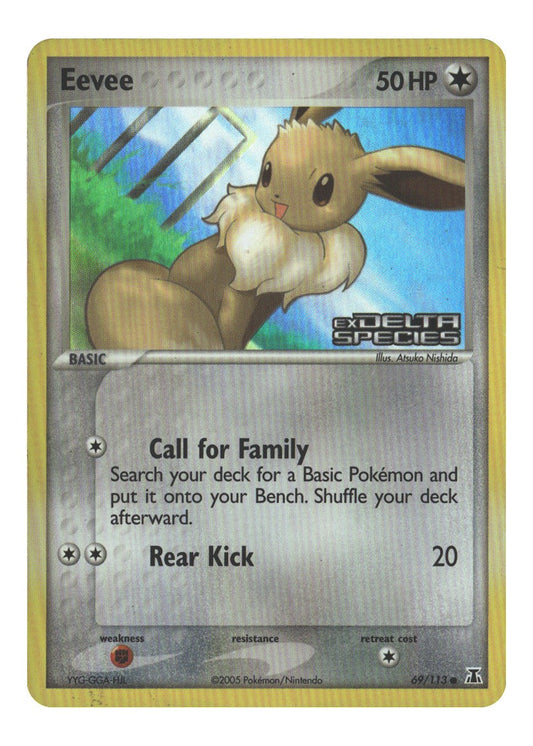 69/113 Eevee Common Reverse Holofoil