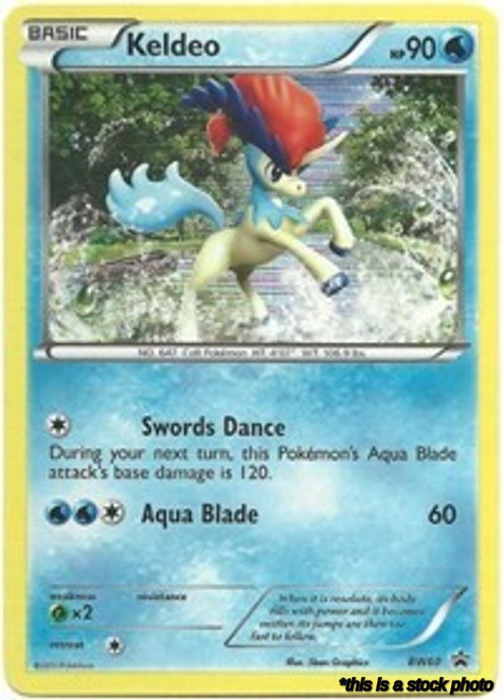 Keldeo - BW60 (Tinsel Holo)