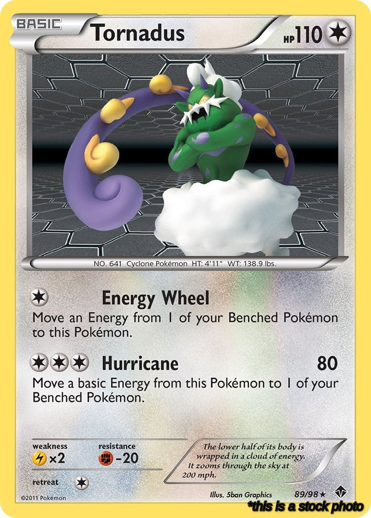 89/98 Tornadus Holo Rare Holofoil