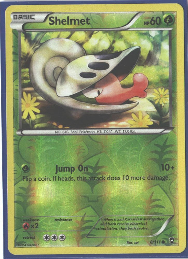 8/111 Shelmet Common Reverse Holofoil