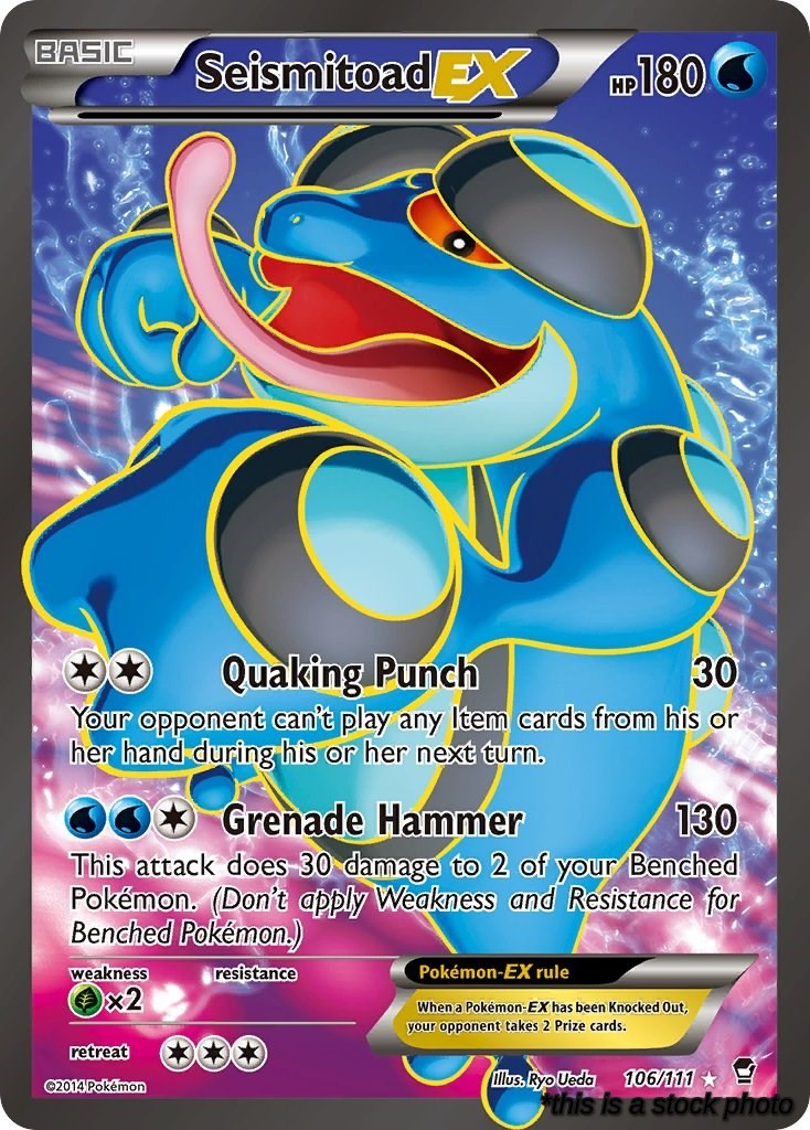 Seismitoad EX (106 Full Art)