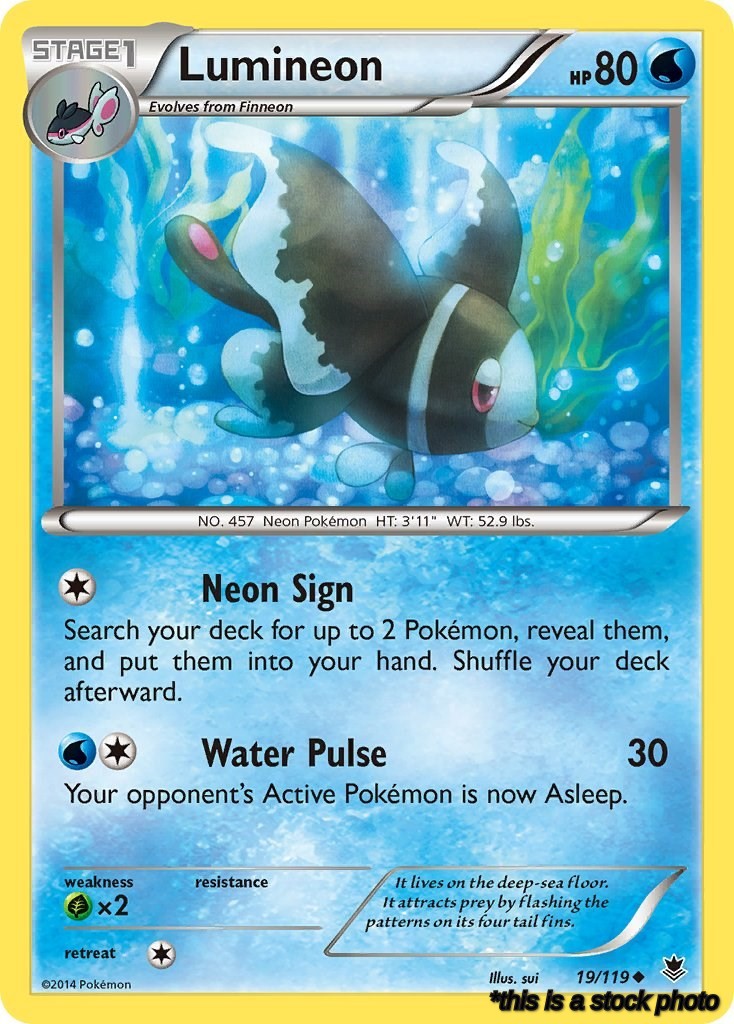 19/119 Lumineon Uncommon Normal