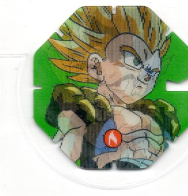 Gotenks to Super Saiyan Gotenks - Dragon Ball Z Dizk #43 (Series 2, 3D Two Faces)