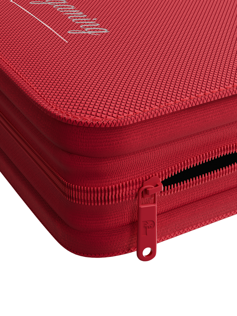 Palms Off Gaming | Collector's Series Top Loader Zip Binder - 4 Pocket - Red