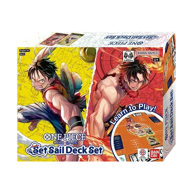 One Piece Card Game Set Sail Deck Set Display Case SD-01