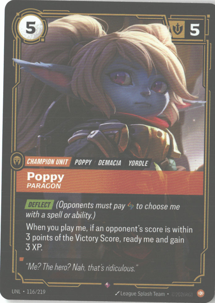Poppy, Paragon