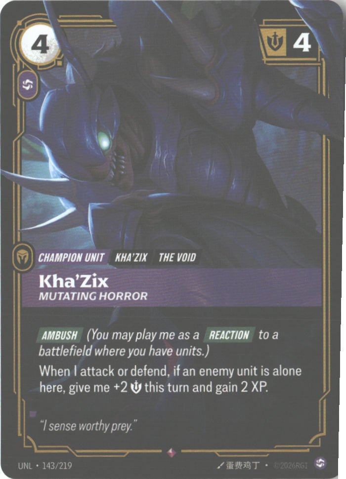 Kha'Zix, Mutating Horror