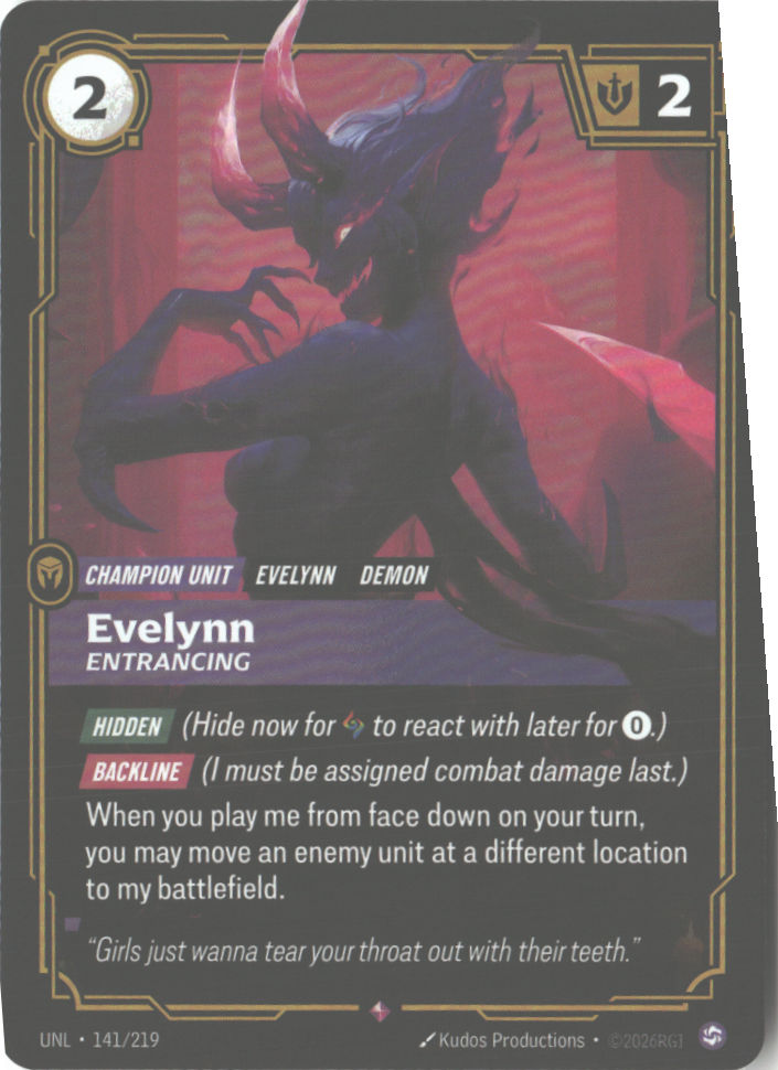 Evelynn, Entrancing