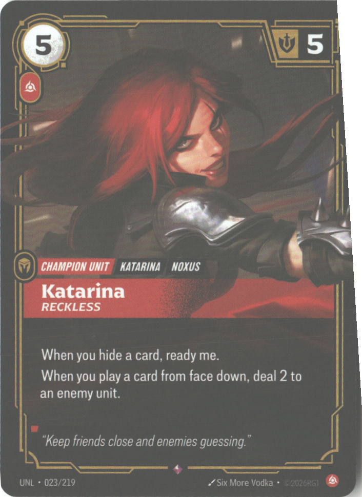 Katarina, Reckless