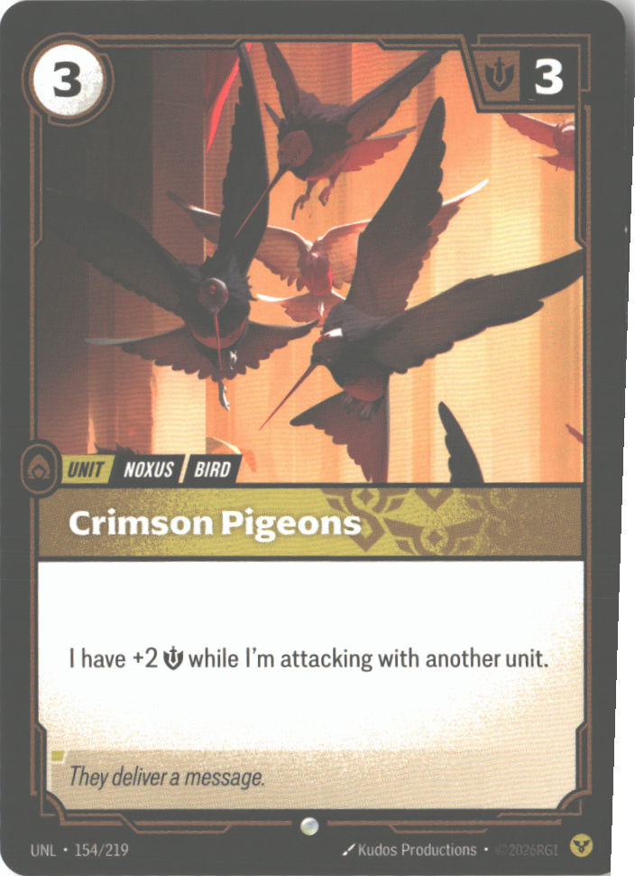 Crimson Pigeons