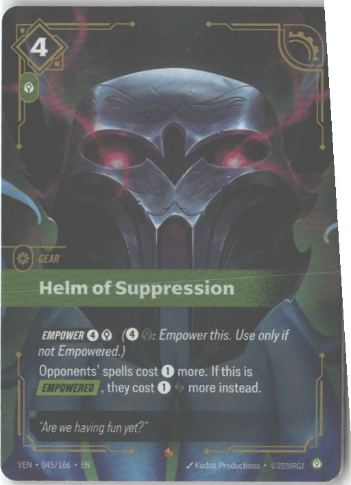Helm of Suppression