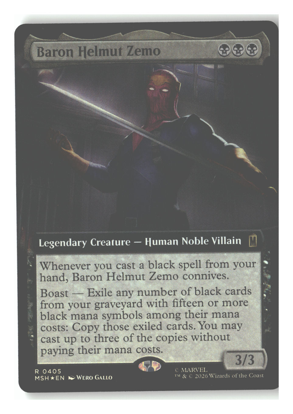 Baron Helmut Zemo (Extended Art)
