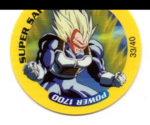 Super Saiyan Vegeta - Dragon Ball Z Tazo 33/40 (Standard, Power 1700)