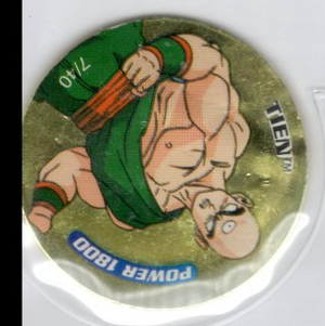 Tien - Dragon Ball Z Tazo 7/40 (Gold, Power 1800)