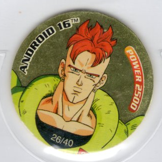 Android 16 (Gold) - Dragon Ball Z Tazo 26/40