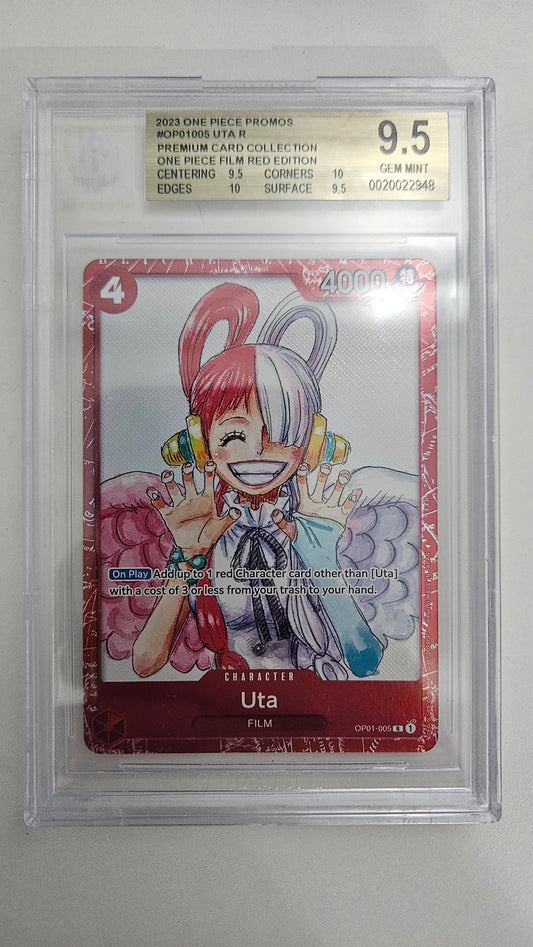 Uta R Promo — BGS 9.5 Gem Mint (One Piece Film RED Premium Collection)