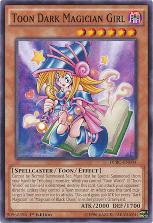 1st Edition Toon Dark Magician Girl [DPBC-EN044 Moderately Played] Common / Short Print