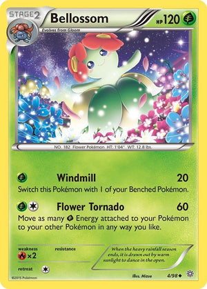 Uncommon Bellossom [4/98 Lightly Played ]