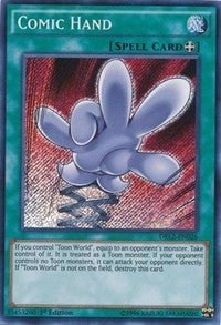 1st Edition Comic Hand [DRL2-EN026 Near Mint] Secret Rare