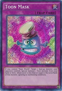 1st Edition Toon Mask [DRL2-EN028 Near Mint] Secret Rare