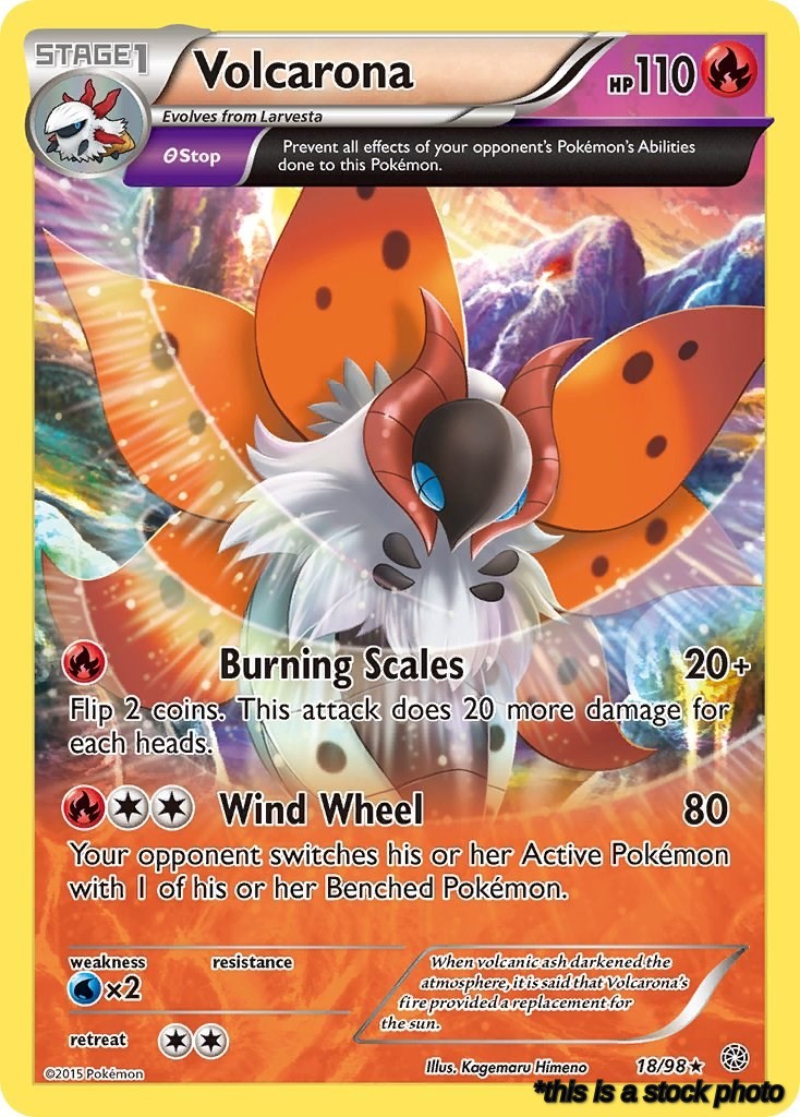 18/98 Volcarona (18) Rare Normal