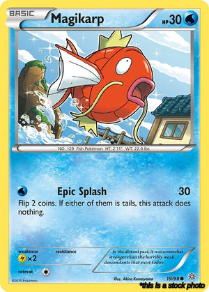 19/98 Magikarp Common Reverse Holofoil