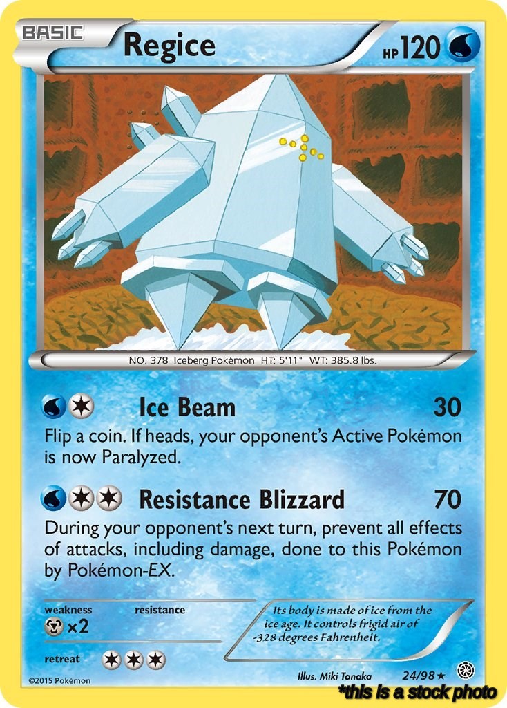 Normal Regice [24/98 Near Mint ]