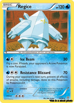 Normal Regice [24/98 Near Mint ]