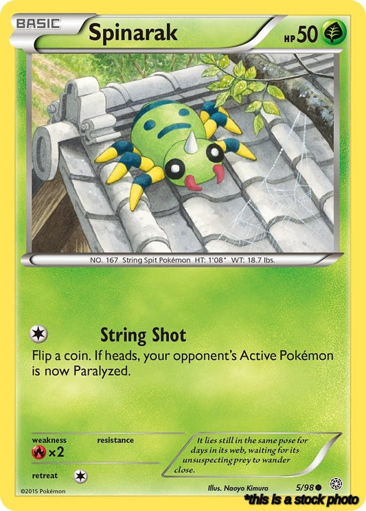Normal Spinarak [5/98 Near Mint ]