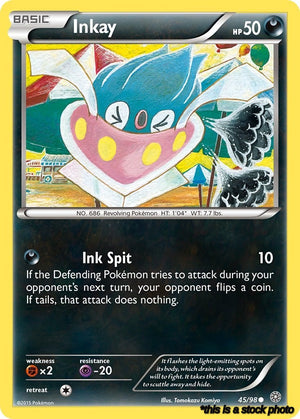 Reverse Holofoil Inkay [45/98 Lightly Played ]