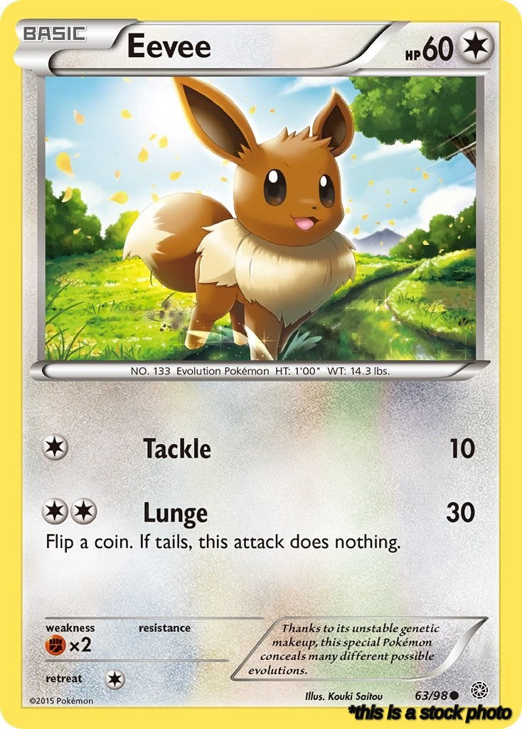 63/98 Eevee Common Normal