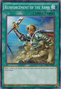 1st Edition Reinforcement of the Army [SDSE-EN028 Moderately Played] Common / Short Print