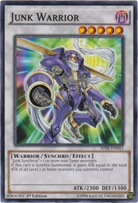 1st Edition Junk Warrior [SDSE-EN043 Moderately Played] Common / Short Print