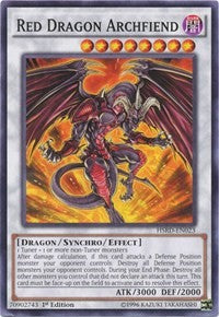 1st Edition Red Dragon Archfiend [HSRD-EN023 Lightly Played] Common / Short Print