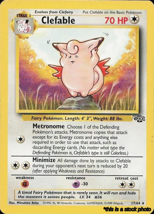 17/64 Clefable (17) Rare Unlimited