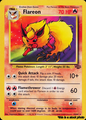 19/64 Flareon (19) Rare Unlimited