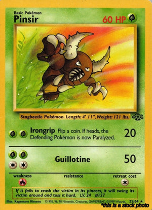 25/64 Pinsir (25) Rare Unlimited