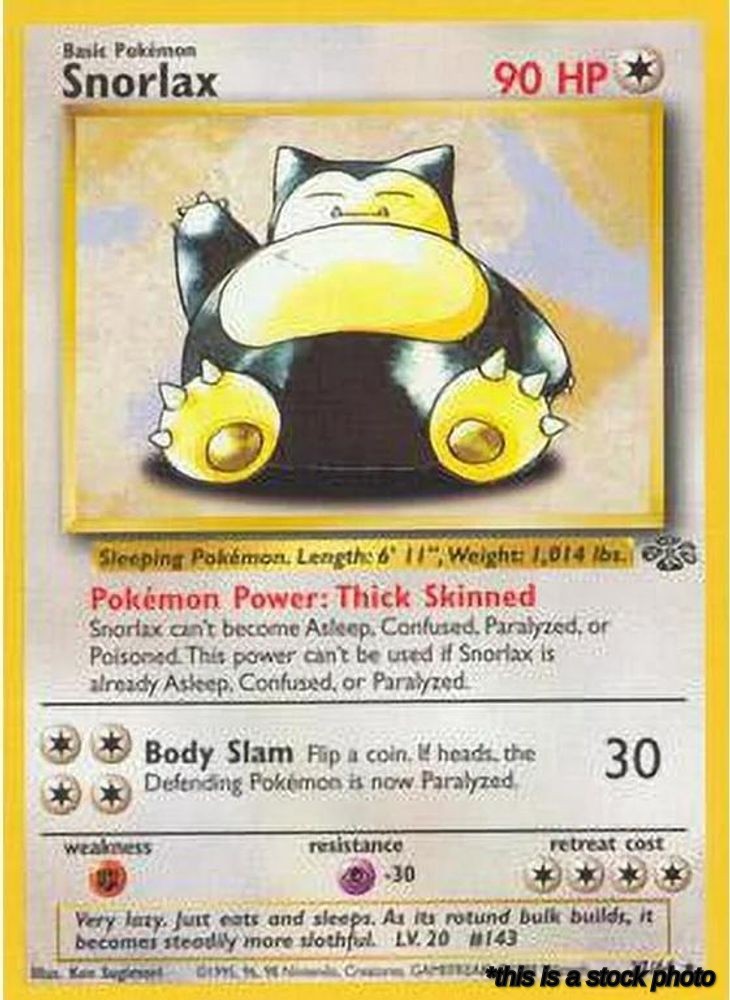 27/64 Snorlax (27) Rare Unlimited