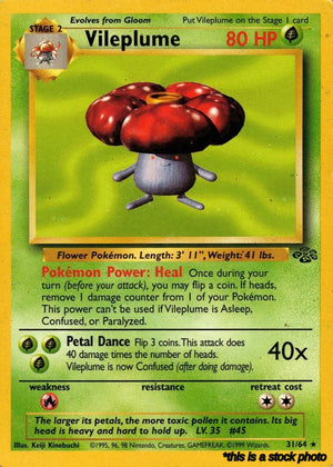 31/64 Vileplume (31) Rare Unlimited