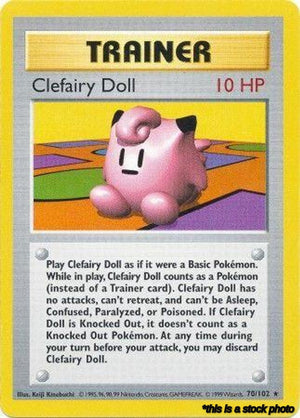 70/102 Clefairy Doll Rare Unlimited