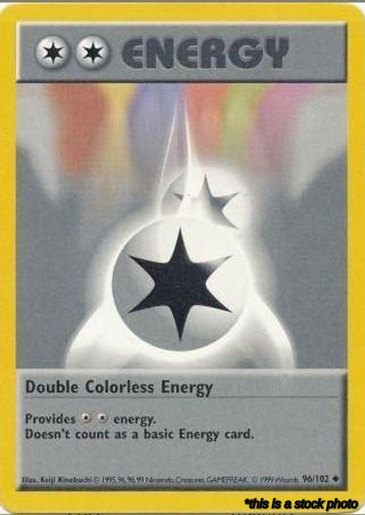 Double Colorless Energy