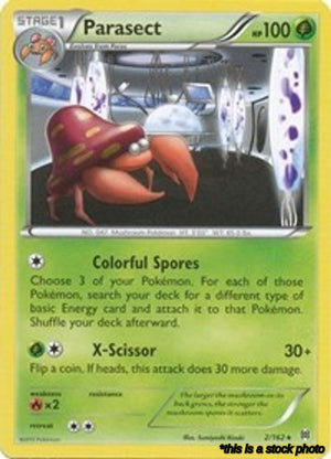 Normal Parasect [2/162 Near Mint ]