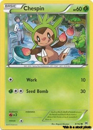 8/162 Chespin (8) Common Normal