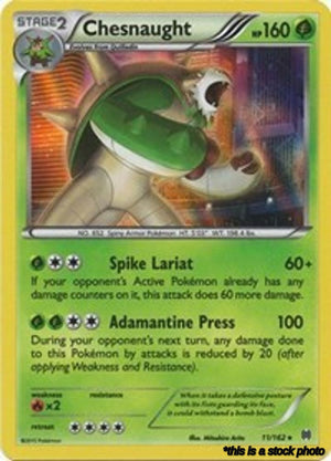 Holofoil Chesnaught [11/162 Lightly Played ]
