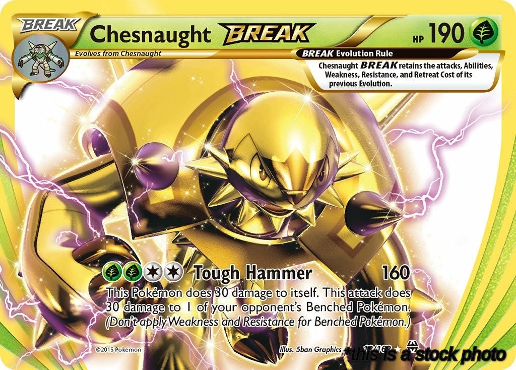 12/162 Chesnaught BREAK Ultra Rare Holofoil