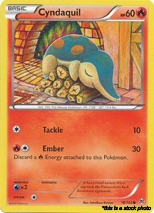 Normal Cyndaquil [18/162 Lightly Played ]