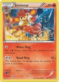 Rare Simisear [24/162 Near Mint ]