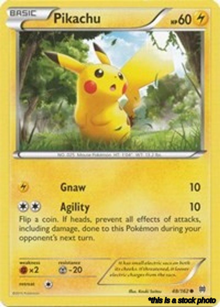 48/162 Pikachu Common Normal