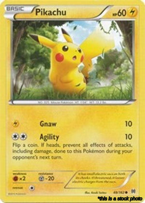 48/162 Pikachu Common Normal